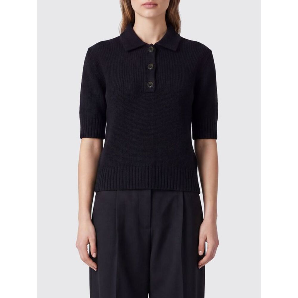 Lisa Yang Women Lisa Yang Short-Sleeved Knit Polo In Cashmere And Silk